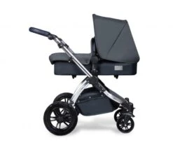 Ickle Bubba Stomp V4 All In One Isofix Travel System – Blueberry Chrome -Kiddies Kingdom Store 004 Stomp V4 Blueberry Chrome Carrycot 600x526 1