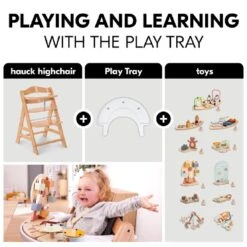 Hauck Alpha+ Natural Wooden Highchair 18 Hauck Alpha+ Natural Wooden Highchair -Kiddies Kingdom Store 146