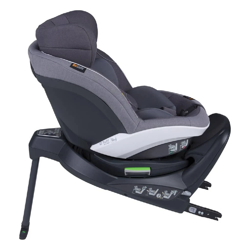 BeSafe IZi Twist I-Size Carseat Metallic Mélange 6 BeSafe IZi Twist I-Size Carseat Metallic Mélange - Image 6