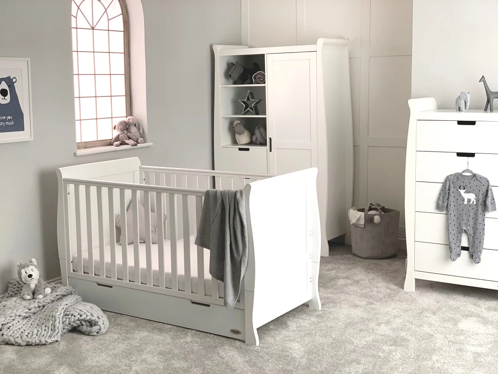 Obaby Stamford Tall Drawers 3 Piece Nursery Room Set – White 1 Obaby Stamford Tall Drawers 3 Piece Nursery Room Set – White
