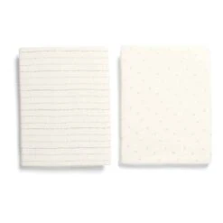 Mamas & Papas Lua Bedside Crib Fawn Bundle Oat And Spot -Kiddies Kingdom Store 233221