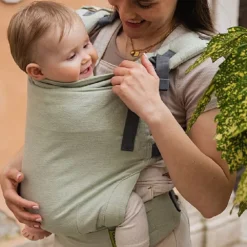 Tutti Bambini Boba X Baby Carrier Linen Green Willow 25 Tutti Bambini Boba X Baby Carrier Linen Green Willow -Kiddies Kingdom Store 456f