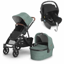 UPPAbaby VISTA V3 Travel System – Gwen + Mesa I-Size Car Seat + Optional Base