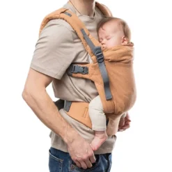 Tutti Bambini Boba X Baby Carrier Linen Brown Rye -Kiddies Kingdom Store 567YH