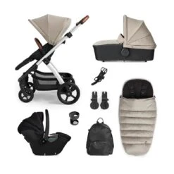 Silver Cross Tide Stone Travel System And Accessories