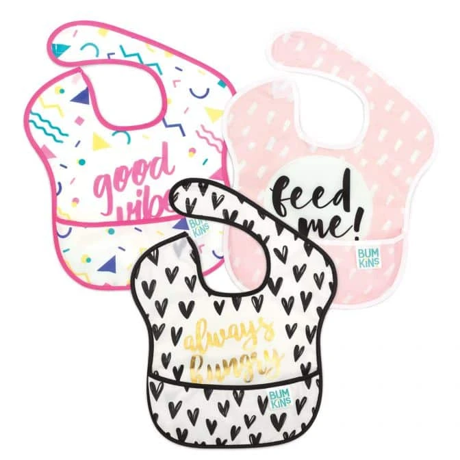 Bumkins Always Hungry Super Bib Pack 1 Bumkins Always Hungry Super Bib Pack