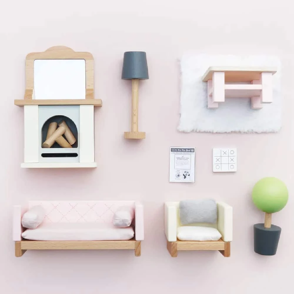 Le Toy Van Doll House Sitting Room Furniture 2 Le Toy Van Doll House Sitting Room Furniture - Image 2