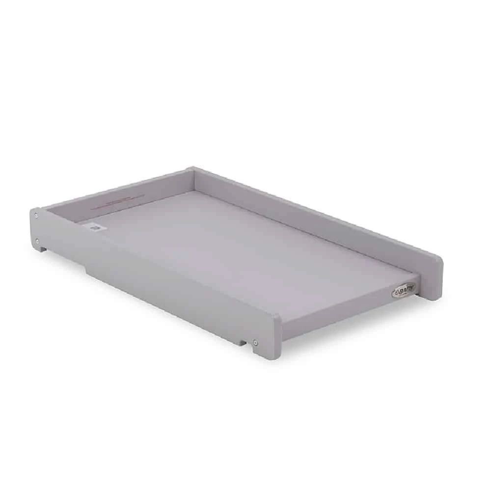 Obaby Stamford Cot Top Changer Warm Grey 1 Obaby Stamford Cot Top Changer Warm Grey