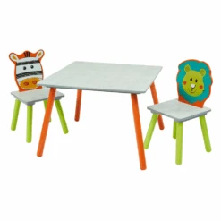 Liberty House Toys Lion And Zebra Table And Chairs -Kiddies Kingdom Store 686 2