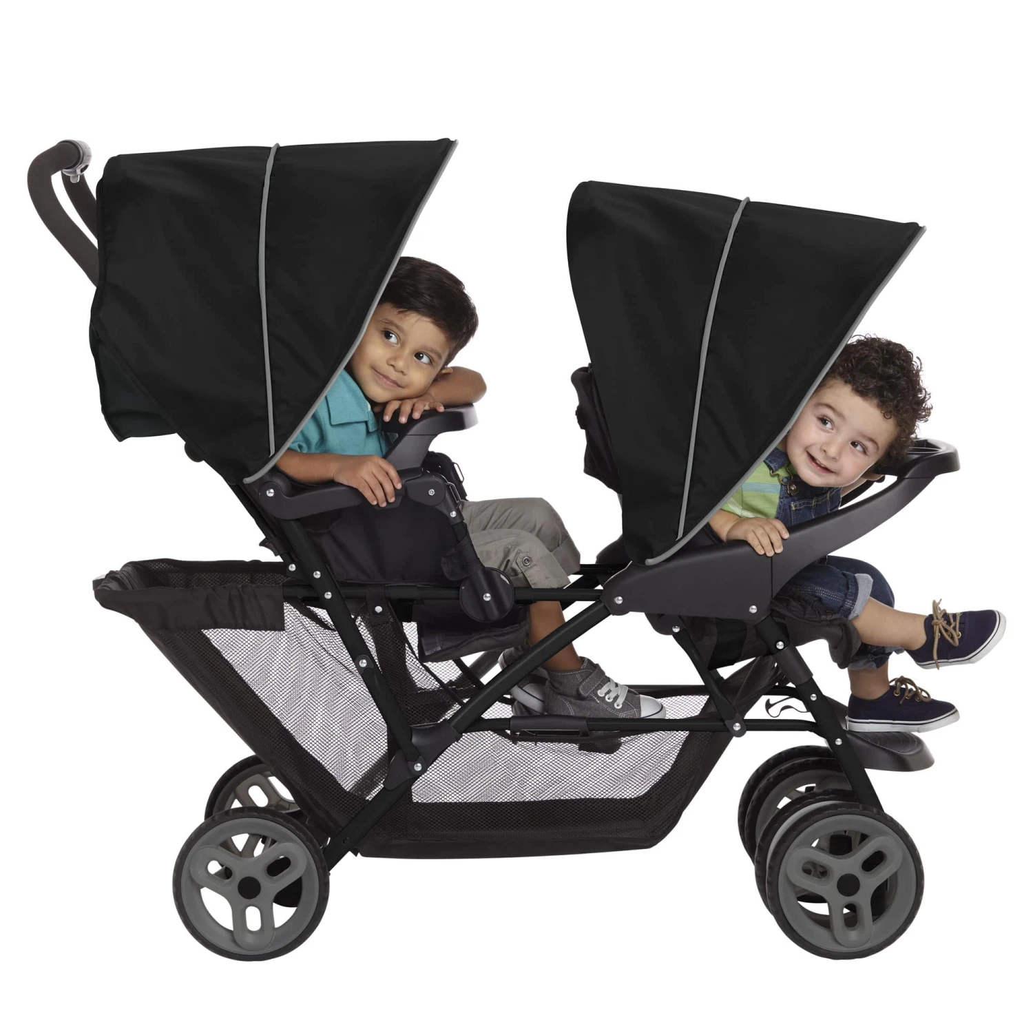 Graco Stadium Duo Tandem Stroller – Black/Grey 4 Graco Stadium Duo Tandem Stroller – Black/Grey - Image 4