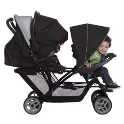 Graco Stadium Duo Tandem Stroller – Black/Grey 14 Graco Stadium Duo Tandem Stroller – Black/Grey -Kiddies Kingdom Store 6L99BGRU Stadium Duo Tandem Black Grey Image 9