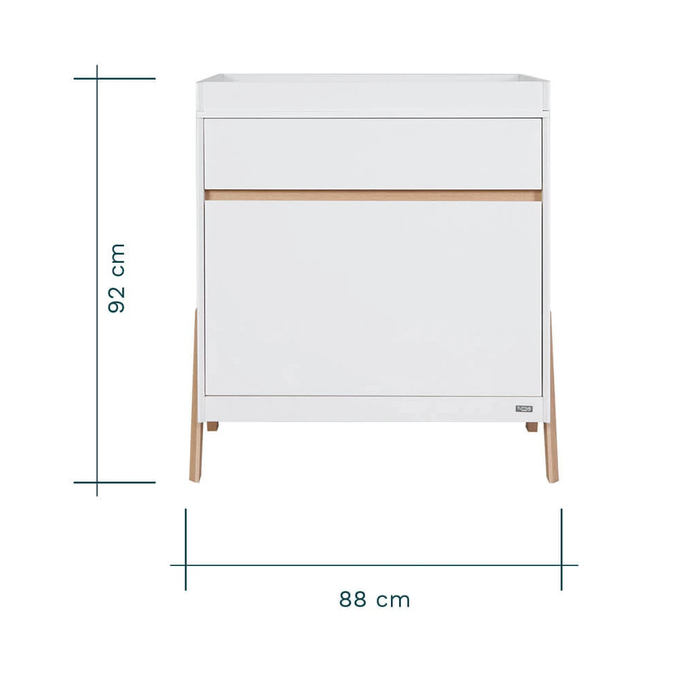 Tutti Bambini Fuori 6 Piece Room Set Bundle – White & Light Oak 16 Tutti Bambini Fuori 6 Piece Room Set Bundle – White & Light Oak - Image 16