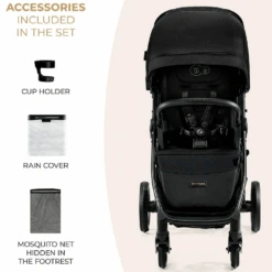 Kinderkraft Mitzy Pushchair Ink Black -Kiddies Kingdom Store 6etiei6e