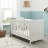 Babymore Caro Cot Bed – White Wash