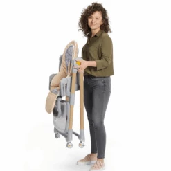 Kinderkraft High Chair LASTREE Wooden -Kiddies Kingdom Store 6u86