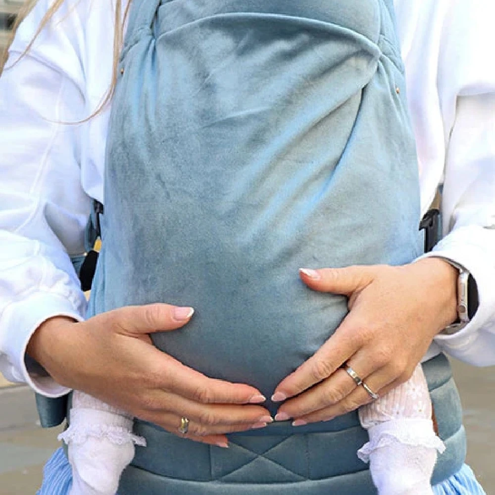 Bizzi Growin Cloud Blue Nomad Baby Carrier 2 Bizzi Growin Cloud Blue Nomad Baby Carrier - Image 2