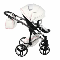 Junama Diamond Candy Pink 2in1 Pram -Kiddies Kingdom Store 7878 fh