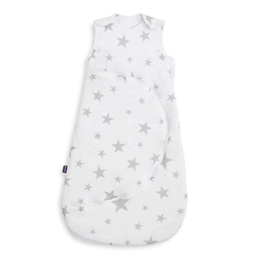 SnuzPouch Sleeping Bag Grey Star 0-6m – 1.0 Tog 1 SnuzPouch Sleeping Bag Grey Star 0-6m – 1.0 Tog
