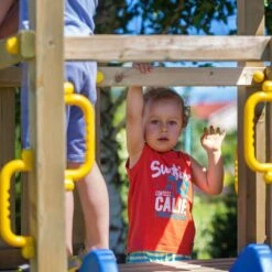 Shire Adventure Peaks Wooden Climbing Frame Fortress 2 -Kiddies Kingdom Store 8018 22072