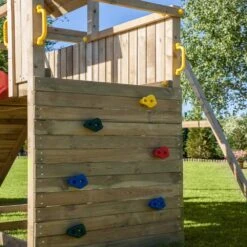 Shire Adventure Peaks Wooden Climbing Frame Fortress 3 -Kiddies Kingdom Store 8019 22084