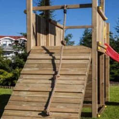 Shire Adventure Peaks Wooden Climbing Frame Fortress 3 -Kiddies Kingdom Store 8019 22085