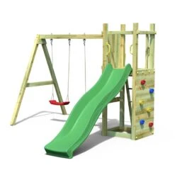 Shire Rumble Ridge Rock Wall With Double Swing -Kiddies Kingdom Store 8021 22105