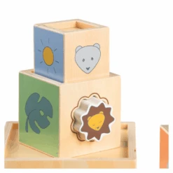 Hauck Stack N Raise Wooden Toy 10 Hauck Stack N Raise Wooden Toy -Kiddies Kingdom Store 908