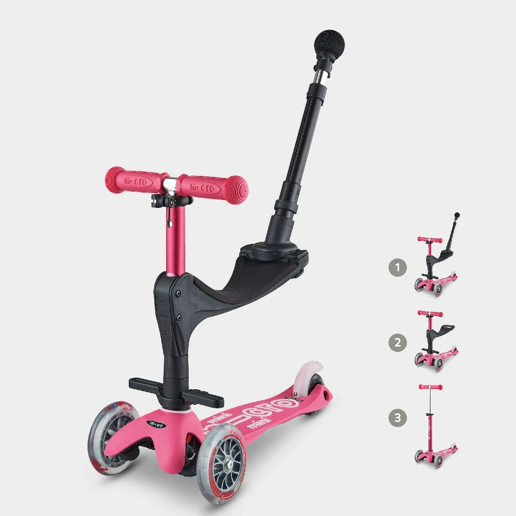 Mini Micro Sit And Scoot Push Along – Pink 1 Mini Micro Sit And Scoot Push Along – Pink