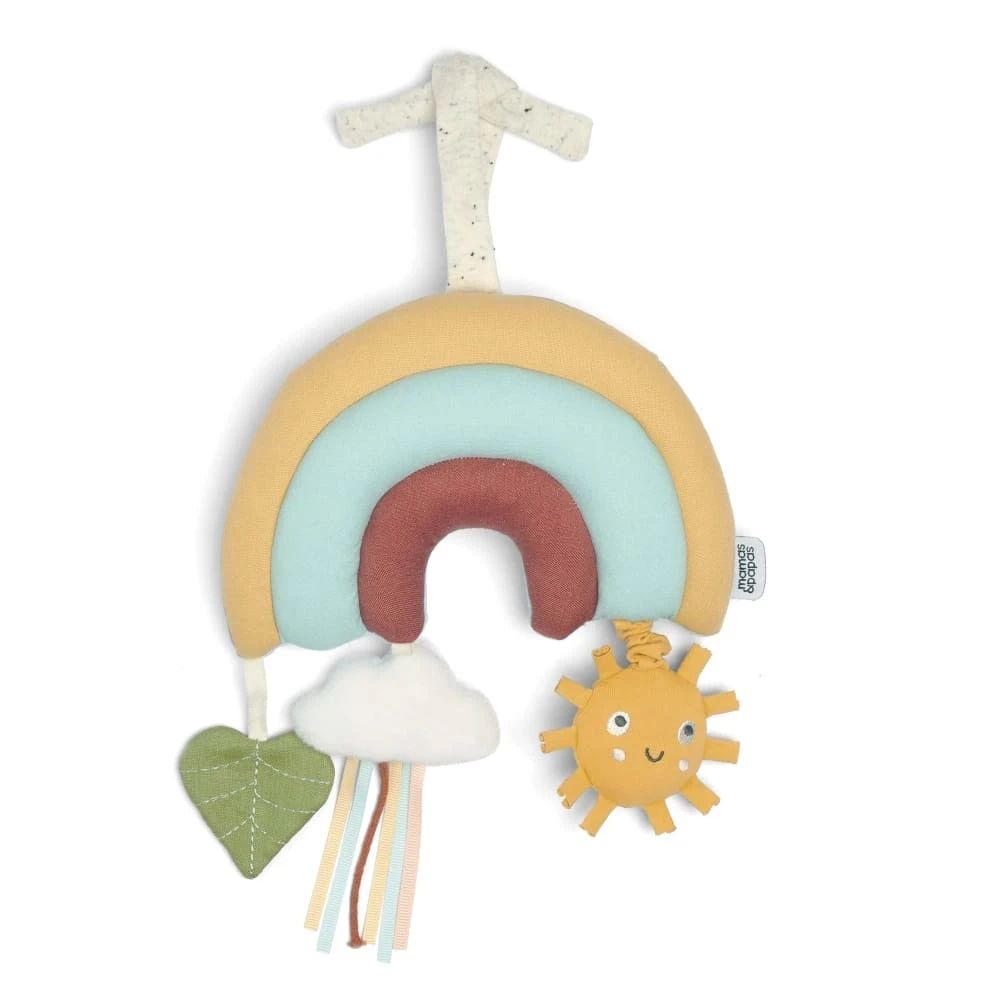 Mamas & Papas Grateful Garden Hanging Rainbow Activity Toy 1 Mamas & Papas Grateful Garden Hanging Rainbow Activity Toy
