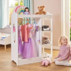 Liberty House Toys Kids Dressing Rail With Mirror -Kiddies Kingdom Store ASWE4R5T 3