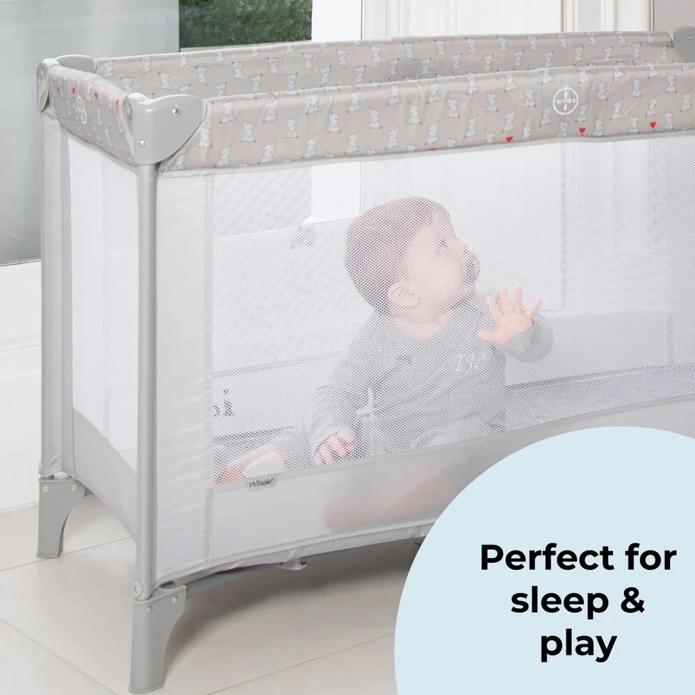 My Babiie Elephants Travel Cot 6 My Babiie Elephants Travel Cot - Image 6