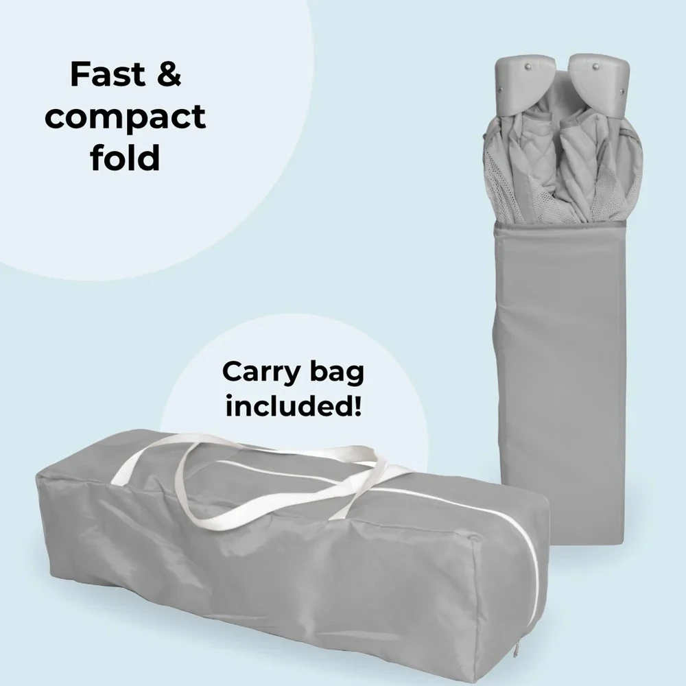 My Babiie Elephants Travel Cot 2 My Babiie Elephants Travel Cot - Image 2