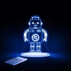 Aloka Childrens Remote Control Night Light – Robot