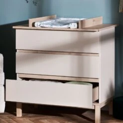 Obaby Astrid 3 Piece Nursery Room Set – Satin/Oak -Kiddies Kingdom Store BFHTU 2