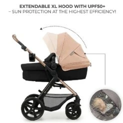 Kinderkraft MOOV 2 Travel System Beige -Kiddies Kingdom Store BFRHT5U3