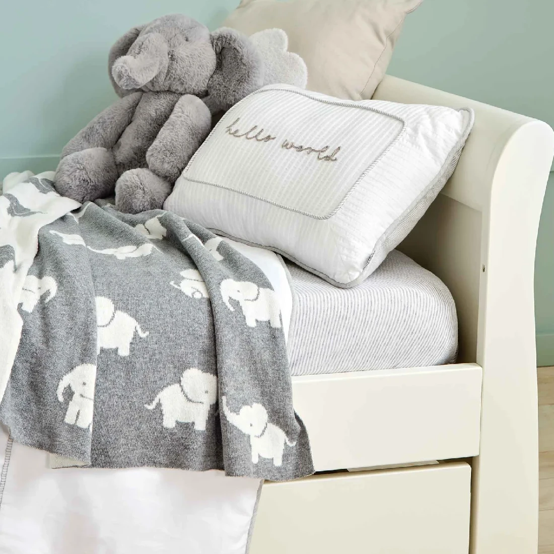 Mamas & Papas Welcome To The World Soft Toy – Archie Elephant 4 Mamas & Papas Welcome To The World Soft Toy – Archie Elephant - Image 4