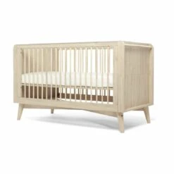 Mamas & Papas Coxley Natural Cotbed With Premium Pocket Spring Mattress -Kiddies Kingdom Store BHU68 1