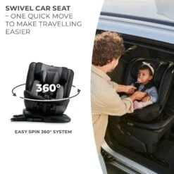 Kinderkraft XPEDITION 2 I-Size Car Seat 40-150cm Grey -Kiddies Kingdom Store BNGMK