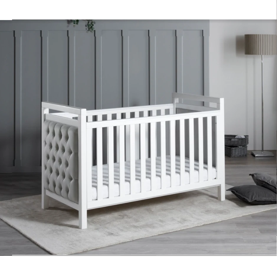 Babymore Deluxe Velvet 2 Piece Nursery Room Set And Mattress 4 Babymore Deluxe Velvet 2 Piece Nursery Room Set And Mattress - Image 4