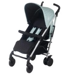 My Babiie Stroller Quilted Aqua -Kiddies Kingdom Store Billie Faiers Quilted Aqua Lightweight Stroller 6