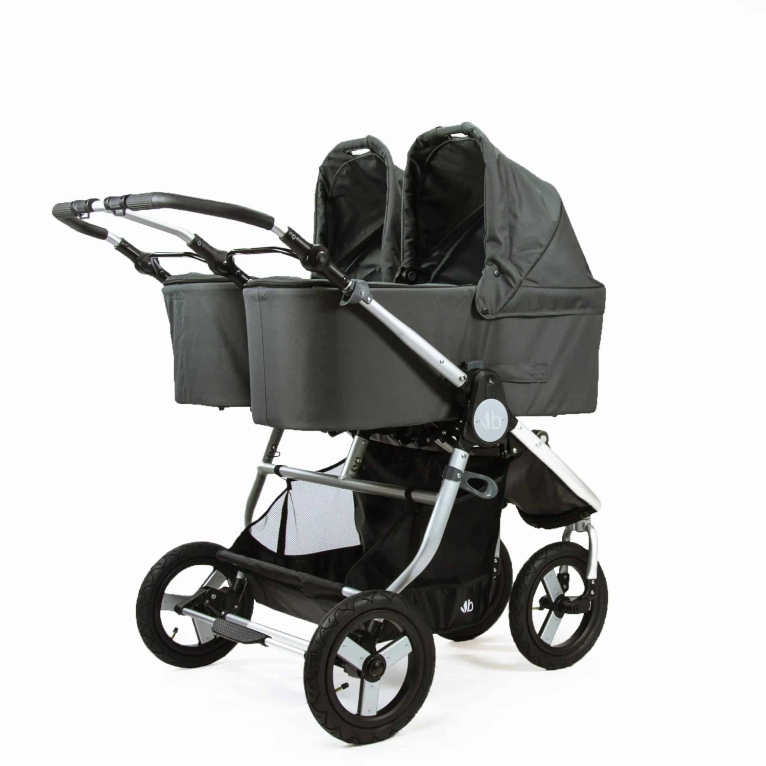 Bumbleride Indie Twin Carrycot – Matte Black 2 Bumbleride Indie Twin Carrycot – Matte Black - Image 2