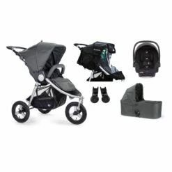 Bumbleride Indie Travel System – Dawn Grey