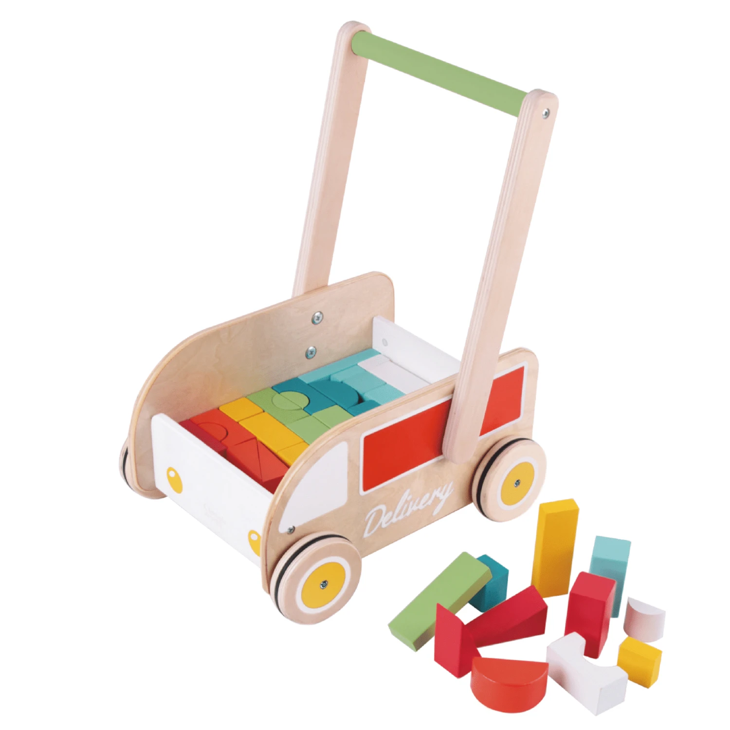Classic World Delivery Truck Walker With Blocks 1 Classic World Delivery Truck Walker With Blocks