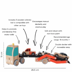 Classic World Vehicle Carrier 6 Classic World Vehicle Carrier -Kiddies Kingdom Store CLASSIC WORLD VEHICLE CARRIER1