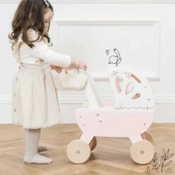 Le Toy Van Sweet Dreams Doll Pram 8 Le Toy Van Sweet Dreams Doll Pram -Kiddies Kingdom Store CVBN