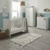Babymore Caro 3 Piece Nursery Set – White Wash