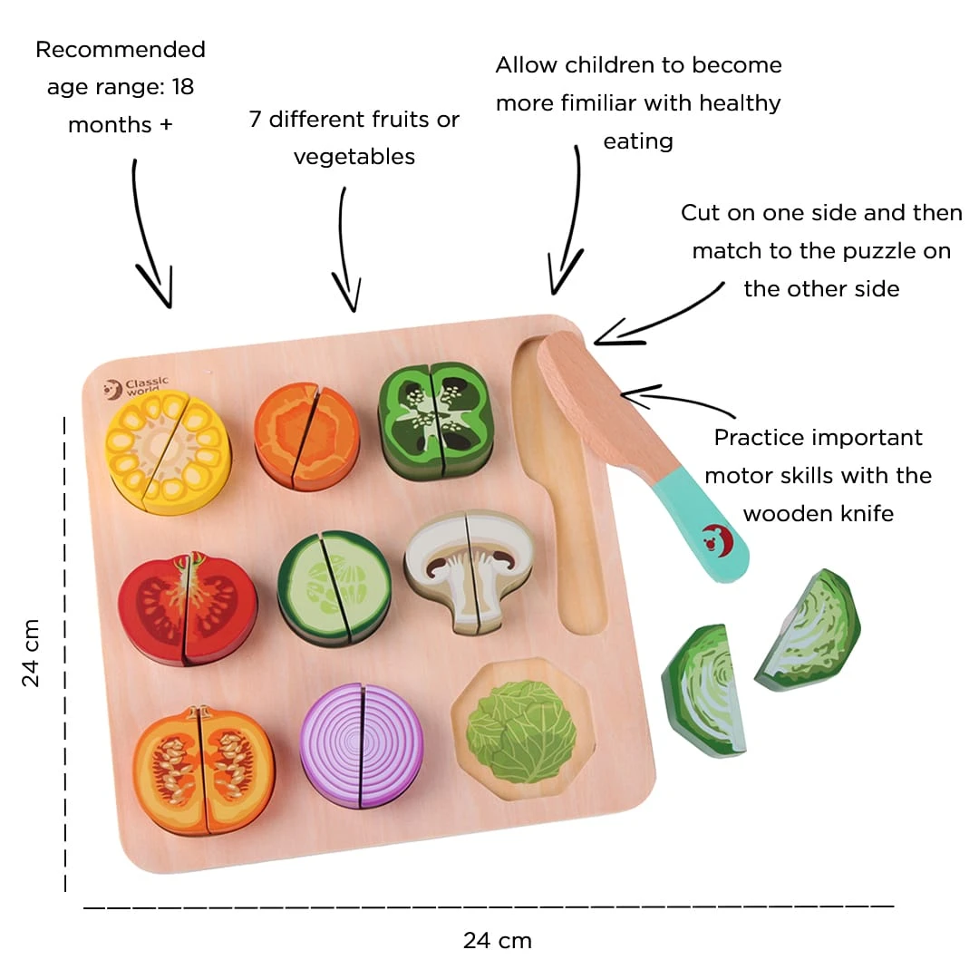 Classic World Cutting Vegetable Puzzel 3 Classic World Cutting Vegetable Puzzel - Image 3
