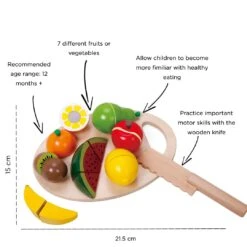 Classic World Cutting Vegetables Set 7 Classic World Cutting Vegetables Set -Kiddies Kingdom Store Classic World Cutting Vegetables set1