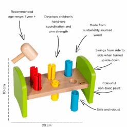 Classic World Hammer And Peg -Kiddies Kingdom Store Classic World Hammer and Peg1