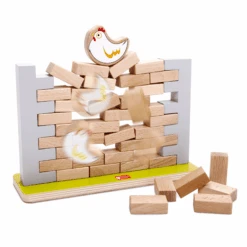 Classic World Pick A Brick Jenga Style Wall Game -Kiddies Kingdom Store Classic World Pick A Brick Jenga Style Wall Game2